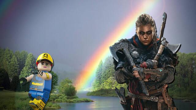 Seguir arco�ris en videojuegos tiene recompensa