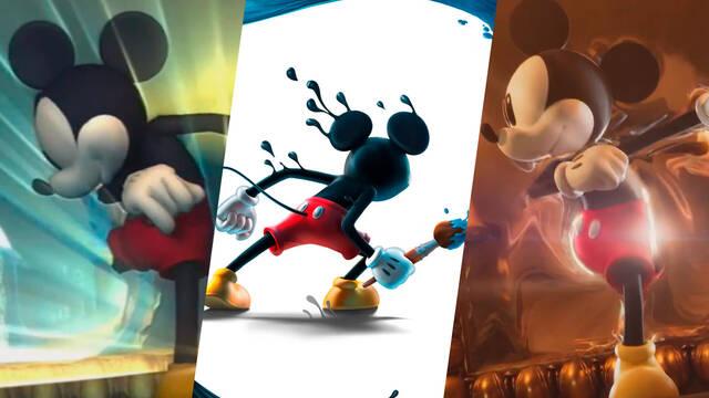 Epic Mickey comparaci�n con remaster Disney Epic Mickey Rebrushed nuevas consolas y PC