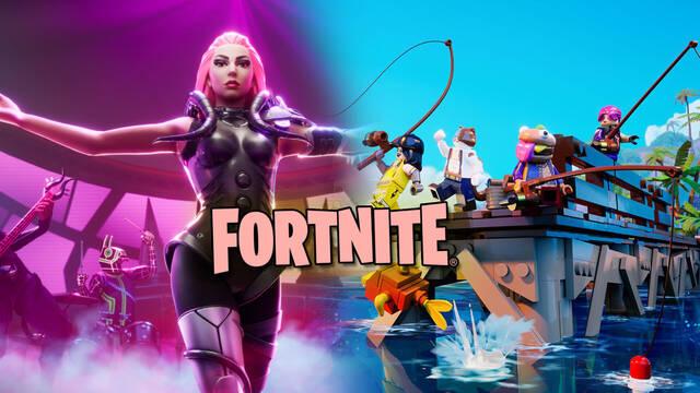 LEGO Fortnite se actualiza con sistema de pesca y Lady Gaga llega al modo Festival