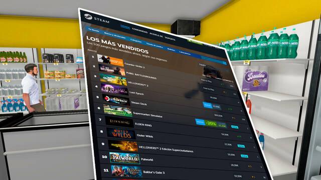 Supermarket Simulator debuta en Steam como uno de los juegos m�s vendidos de Espa�a.