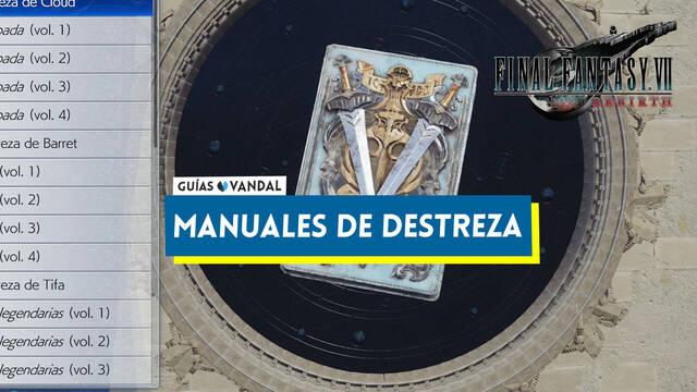 Manuales de destreza en Final Fantasy VII Rebirth y c�mo conseguirlos - Final Fantasy VII Rebirth
