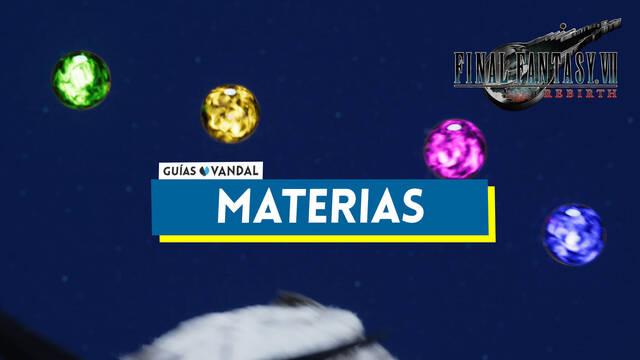 Todas las materias en Final Fantasy VII Rebirth y c�mo conseguirlas - Final Fantasy VII Rebirth
