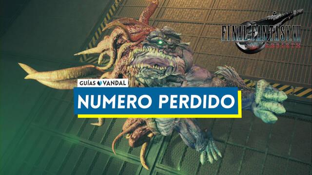 N�mero perdido en Final Fantasy VII Rebirth y c�mo derrotarle - Final Fantasy VII Rebirth