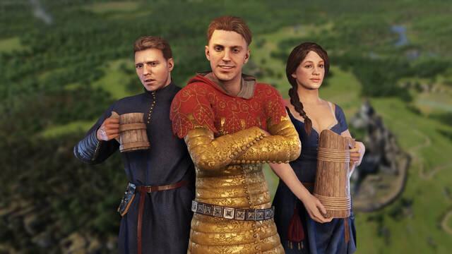 Esta vista a�rea del mapa de Kingdom Come Deliverance 2 parece una foto y demuestra el realismo del juego