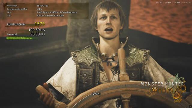 Así se ve Monster Hunter Wilds a 4K con gráficos en Ultra en una RTX 5080