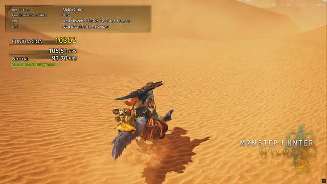 Monster Hunter Wilds: Benchmark en Nvidia RTX 5080