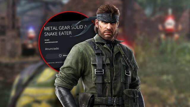 �Se confirma la fecha de lanzamiento de Metal Gear Solid 3 Remake?