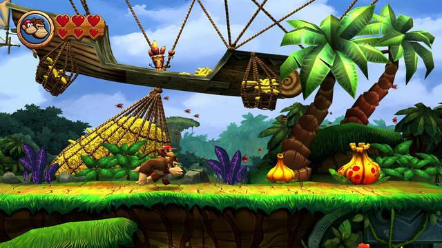 Ya puedes probar gratis Donkey Kong Country Returns HD, gracias a una demo disponible en la eShop