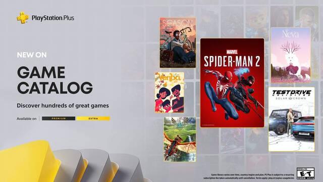 Anunciados los juegos de PS Plus Extra y Premium de febrero... ¡Con Spider-Man 2 a la cabeza!