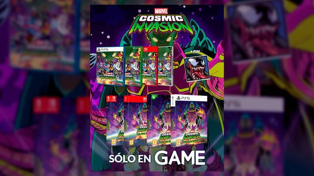 Marvel Cosmic Invasion reserva en GAME con pin de regalo