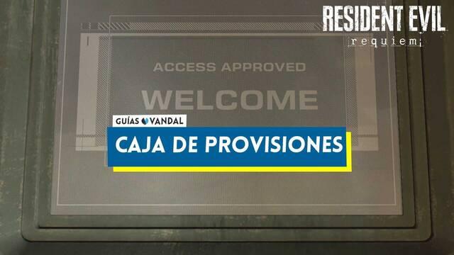 Caja de provisiones en Resident Evil Requiem, objetos y c�mo conseguirlos - Resident Evil Requiem