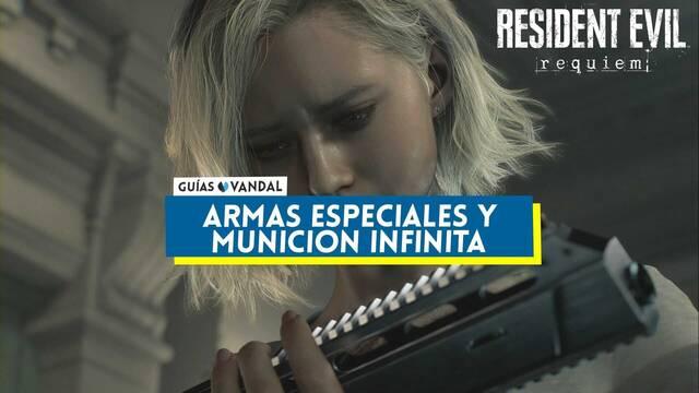Armas especiales y munici�n infinita en Resident Evil Requiem - Resident Evil Requiem