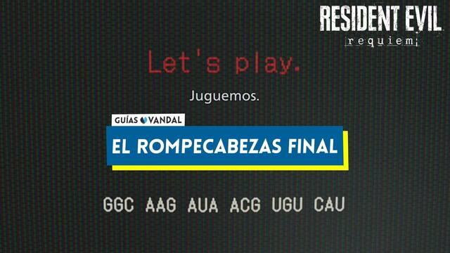 El rompecabezas final en Resident Evil Requiem - Resident Evil Requiem