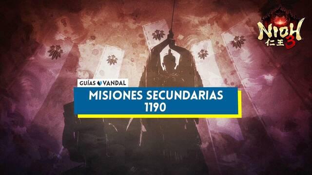 Misiones secundarias de 1190 en Nioh 3 y c�mo completarlas - Nioh 3
