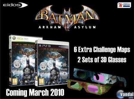 Batman: Arkham Asylum se pasa a las 3D en consola