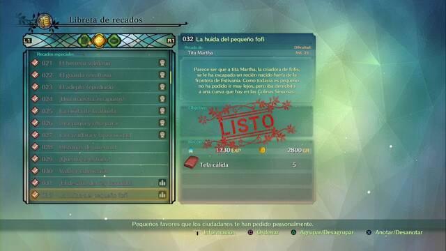 Recado Especial 032 - La huida del peque�o fofi en Ni No Kuni 2: El renacer de un reino - Ni No Kuni II: El Renacer de un Reino