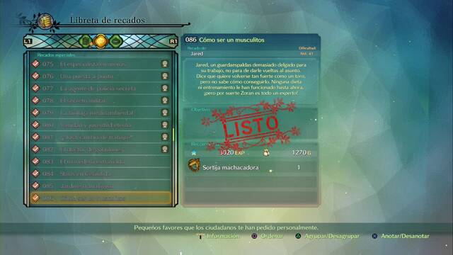 Recado Especial 086 - C�mo ser un musculitos en Ni No Kuni 2: El renacer de un reino - Ni No Kuni II: El Renacer de un Reino