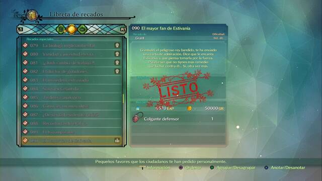 Recado Especial 090 - El mayor fan de Estivania en Ni No Kuni 2: El renacer de un reino - Ni No Kuni II: El Renacer de un Reino