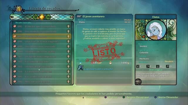 Recado Especial 097 - El joven aventurero en Ni No Kuni 2: El renacer de un reino - Ni No Kuni II: El Renacer de un Reino