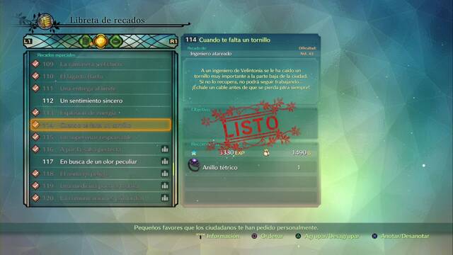 Recado Especial 114 - Cuando te falta un tornillo en Ni No Kuni 2: El renacer de un reino - Ni No Kuni II: El Renacer de un Reino