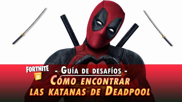 Desaf�o Fortnite: Encuentra las katanas de Deadpool - SOLUCI�N - Fortnite Battle Royale