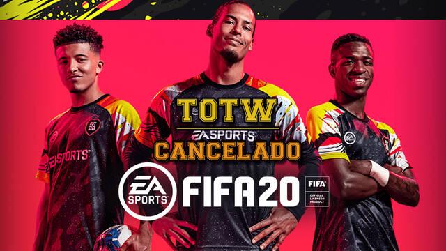 FIFA 20 totw cancelado