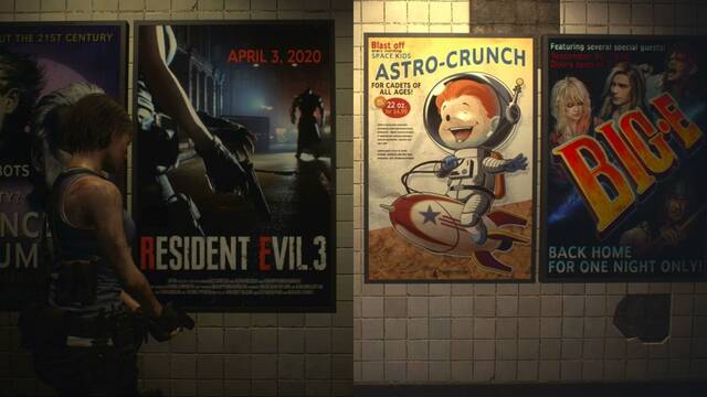 Referencias en los carteles de la demo de Resident Evil 3 Remake.