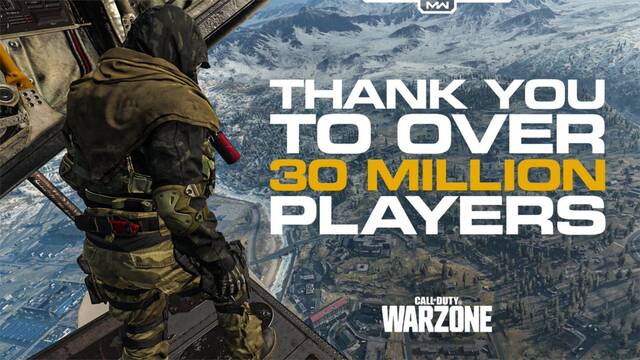 A Call of Duty: Warzone le han bastado diez d�as para superar los 30 millones de jugadores.
