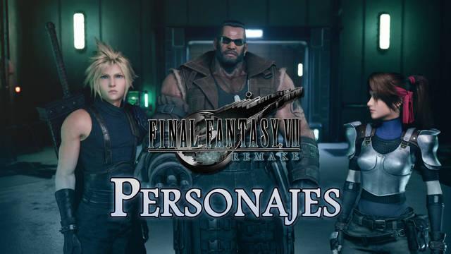 Final Fantasy VII Remake: TODOS los personajes jugables y no jugables - Final Fantasy VII Remake