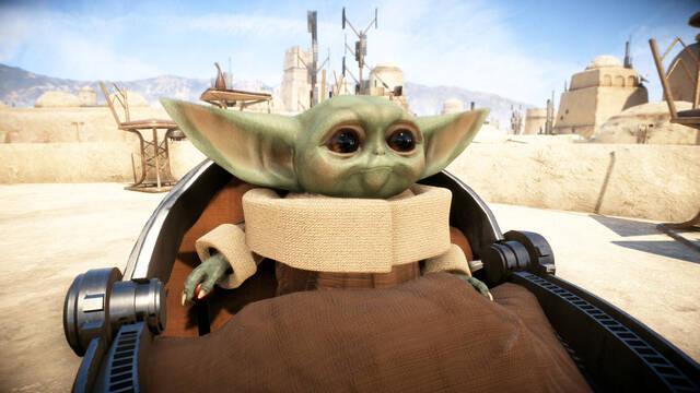 Baby Yoda en Star Wars Battlefront 2