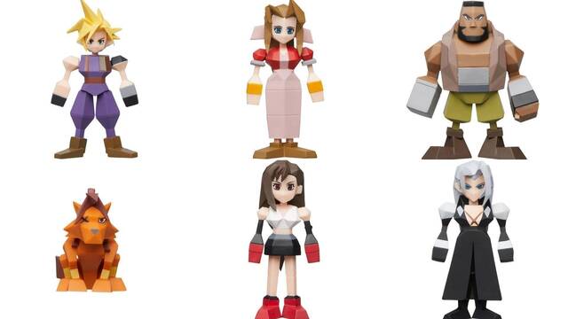 Las figuras de Final Fantasy VII inspiradas en los modelos originales ya se pueden reservar.