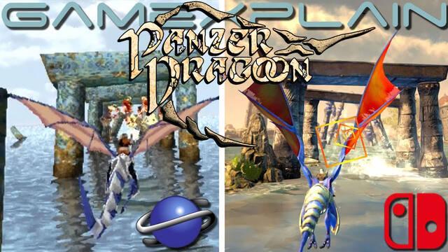 Comparan los gr�ficos de Panzer Dragoon con los de su remake.