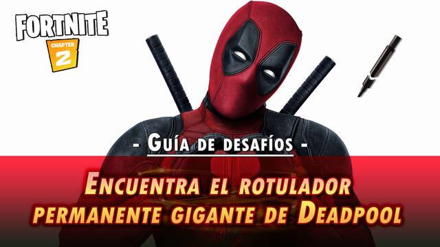 Desaf�o Fortnite: Encuentra el rotulador negro de Deadpool - SOLUCI�N - Fortnite Battle Royale