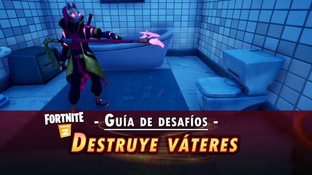 Desafío Fortnite Deadpool: Destruye váteres  - SOLUCIÓN - Fortnite Battle Royale