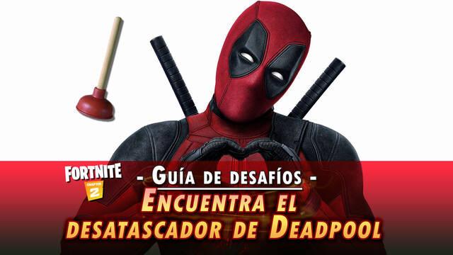 Desaf�o Fortnite: Encuentra el desatascador de v�ter de Deadpool - SOLUCI�N - Fortnite Battle Royale