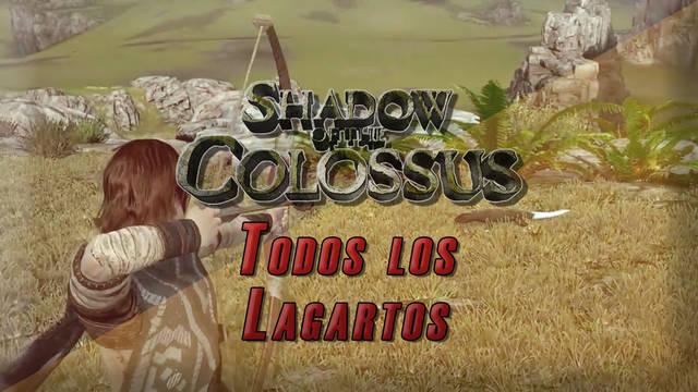 Todos los lagartos en Shadow of the Colossus PS4 y ¿Cómo aumentar resistencia? - Shadow of the Colossus (Remake)