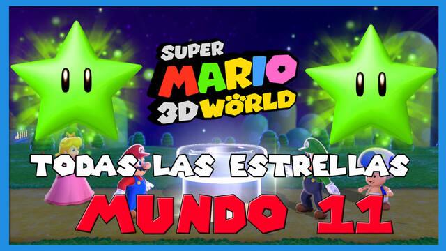 Super Mario 3D World: TODAS las estrellas del Mundo 11 - Super Mario 3D World + Bowser's Fury