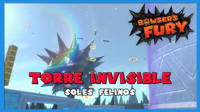 TODOS los Soles felinos de Torre Invisible en Bowser's Fury - Super Mario 3D World + Bowser's Fury