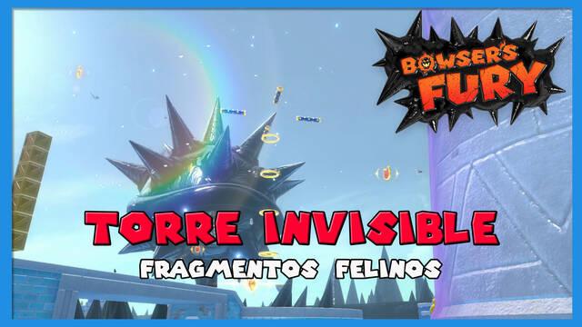 Fragmentos felinos de Torre Invisible en Bowser's Fury - Super Mario 3D World + Bowser's Fury