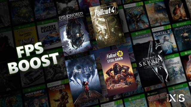 Xbox Series X/S Bethesda FPS Boost Skyrim Fallout
