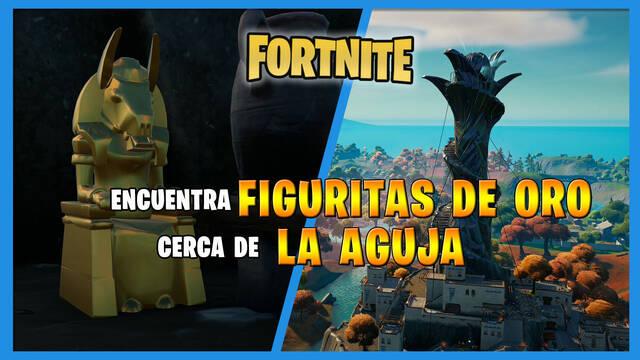 Fortnite: dónde encontrar las figuritas de oro de La Aguja - Fortnite Battle Royale