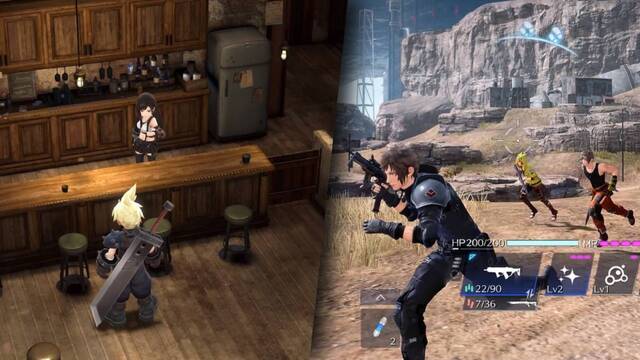 Nuevos detalles de Final Fantasy 7 The First Soldier y Ever Crisis.