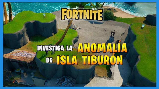 Fortnite: d�nde encontrar la anomal�a de Isla Tibur�n - Fortnite Battle Royale