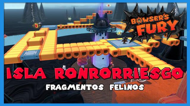 Fragmentos felinos de Isla Ronrorriesgo en Bowser's Fury - Super Mario 3D World + Bowser's Fury