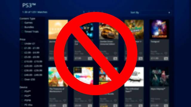 Sony elimina la antigua web de PS Store, utilizada para comprar juegos de PS3, Vita y PSP