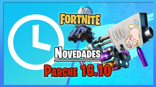 Fortnite parche 16.10: novedades, cambios, skins y todos los detalles