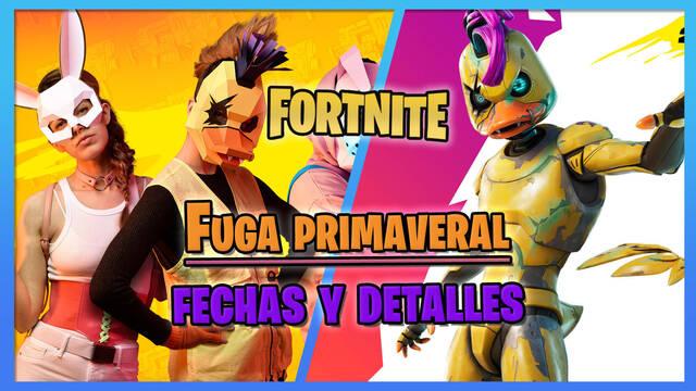 Fuga primaveral en Fortnite; fechas, nuevas misiones, Lanzahuevos y Copa