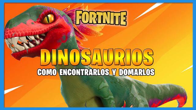 Dinosaurios en Fortnite: C�mo domarlos y localizaci�n - Fortnite Battle Royale