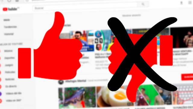 YouTube prueba un dise�o que oculta la cantidad de 'no me gusta' en ciertos v�deos
