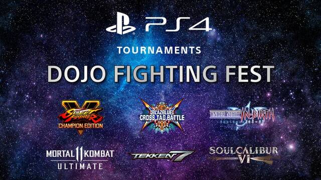 Dojo Fighting Fest, un torneo de juegos de lucha de PS4.